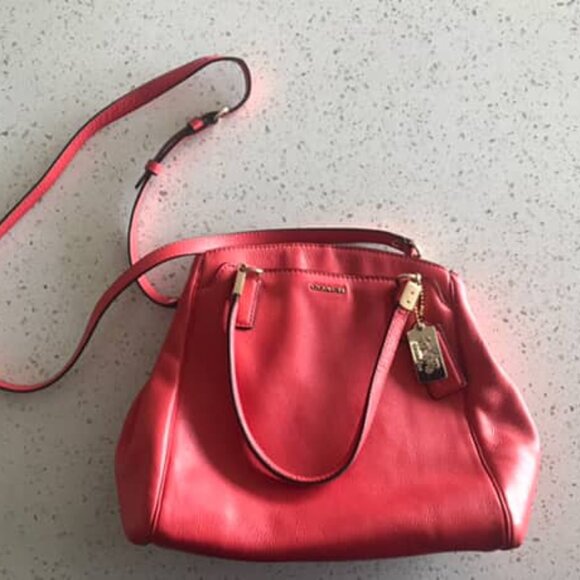 Coach Madison Minetta Leather Crossbody Bag - Picture 2 of 6